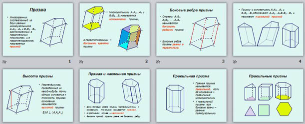 Презентация по математике по теме: Призма