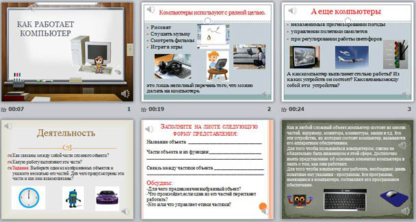 Презентация к уроку информатики Как работает компьютер