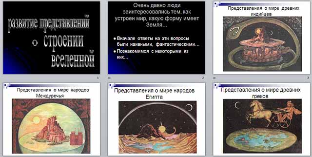 Презентация по физике по теме Развитие представлений о Вселенной