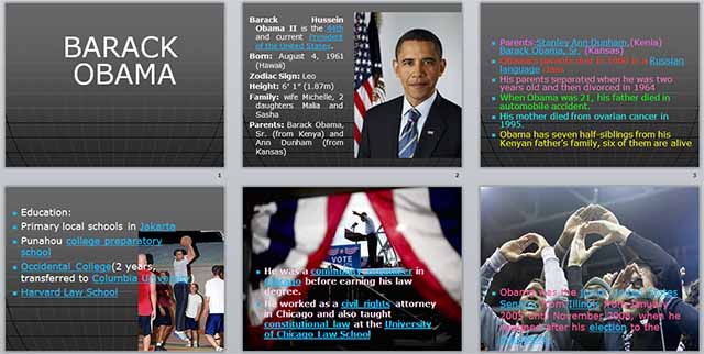 Презентация по английскому языку по теме Барак Обама: биография