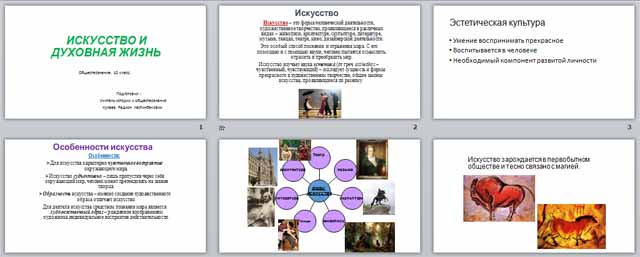 Презентация по обществознанию по теме Искусство и духовная жизнь