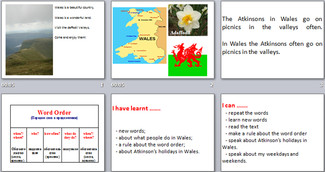 Презентация по английскому языку уэльс
