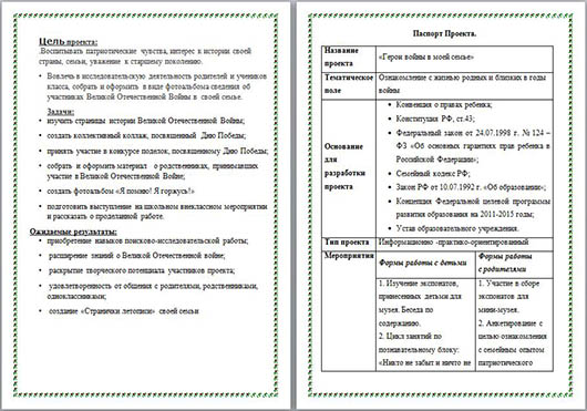 Проект труд в моей семье