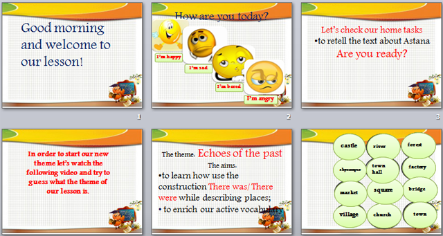 Echoes of the past (презентация)