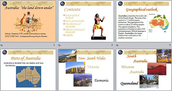 Australia – the Land Down Under (презентация)