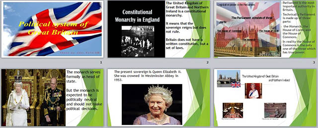 Political system of great britain презентация