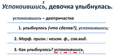 Морф разбор причастия 7 класс образец